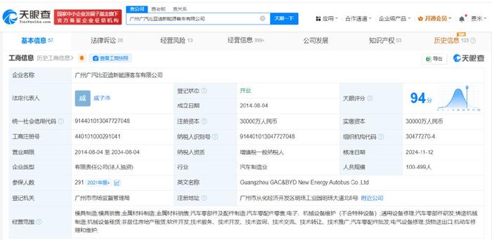 廣汽比亞迪新能源客車公司新帥上任，戚子沛法定代表人董事長一肩挑(圖3)