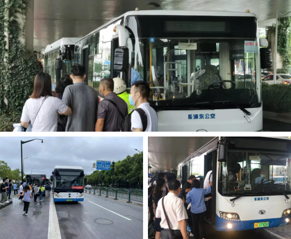 “燦都”來(lái)襲，浦東公交140輛車應(yīng)急執(zhí)行配套軌交停運(yùn)接駁輸運(yùn)任務(wù)(圖3)